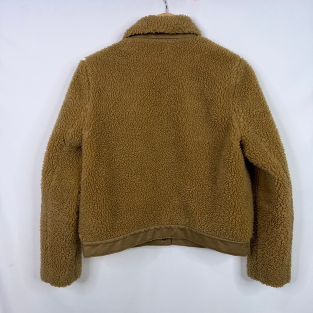Madewell Sherpa Portland Boxy Crop Jacket Womens Size S - Picture 6 of 9